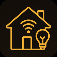 Smart home automation icon